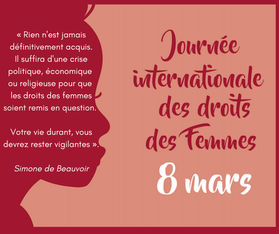 Rien nest jamais dfinitivement acquis Il suffira dune crise politique conomique ou religieuse pour que les droits des femmes soient remis en question Votre vie durant vous devrez rester 