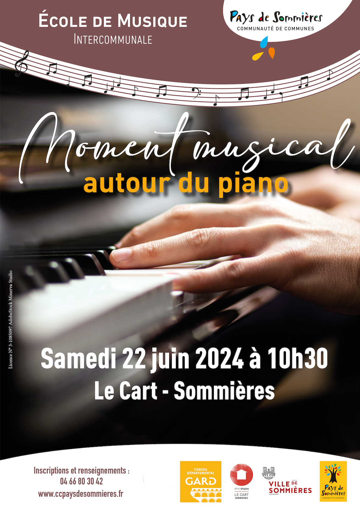 AUDITIONS PIANO LE CART 22 JUIN 10h 12h