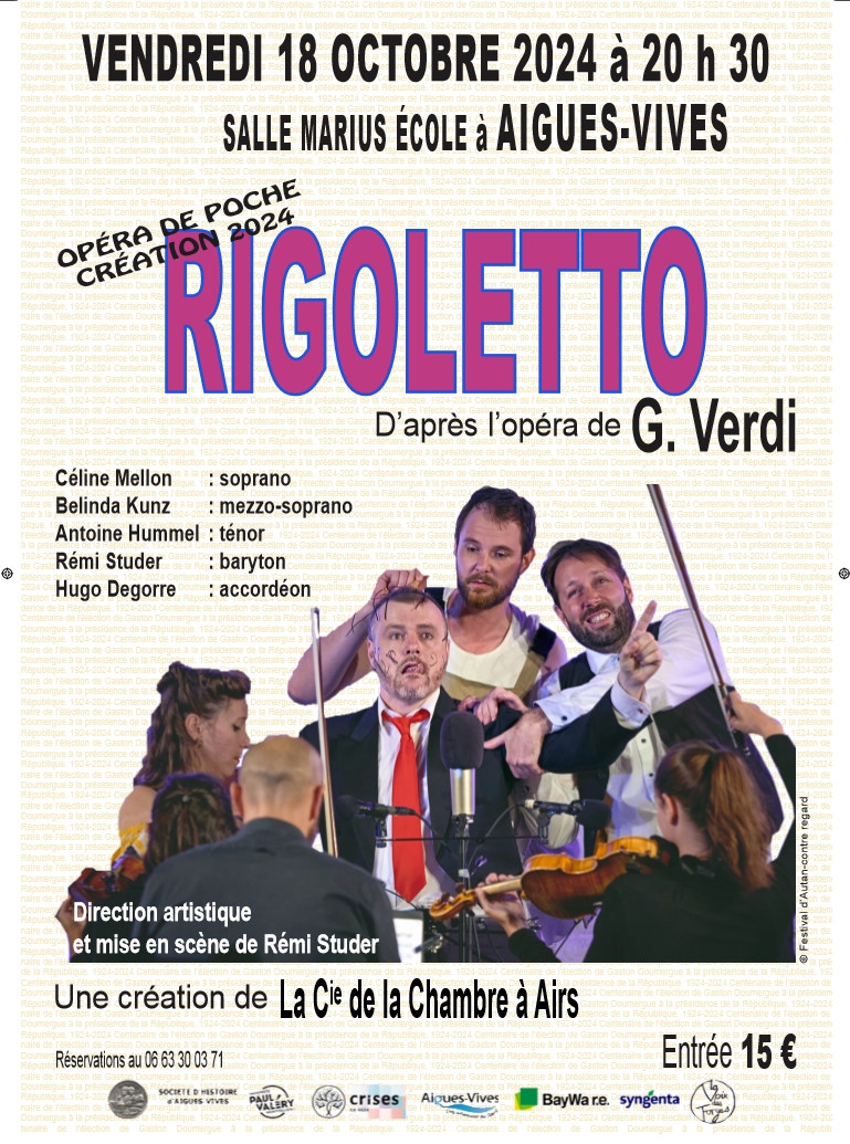 affichette Rigoletto